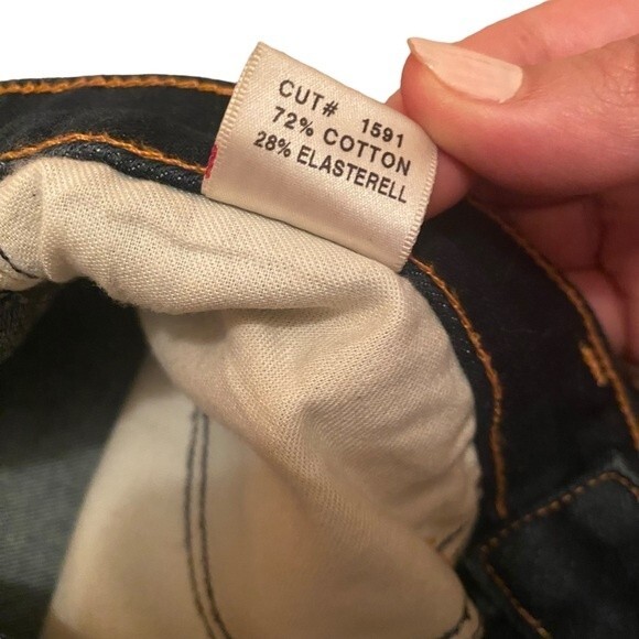 J Brand‎ Womens 27 Cuffed Hem Jean Dark Wash New - Picture 8 of 8